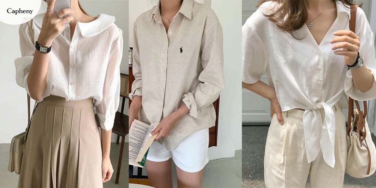 เสื้อผ้าสีครีม