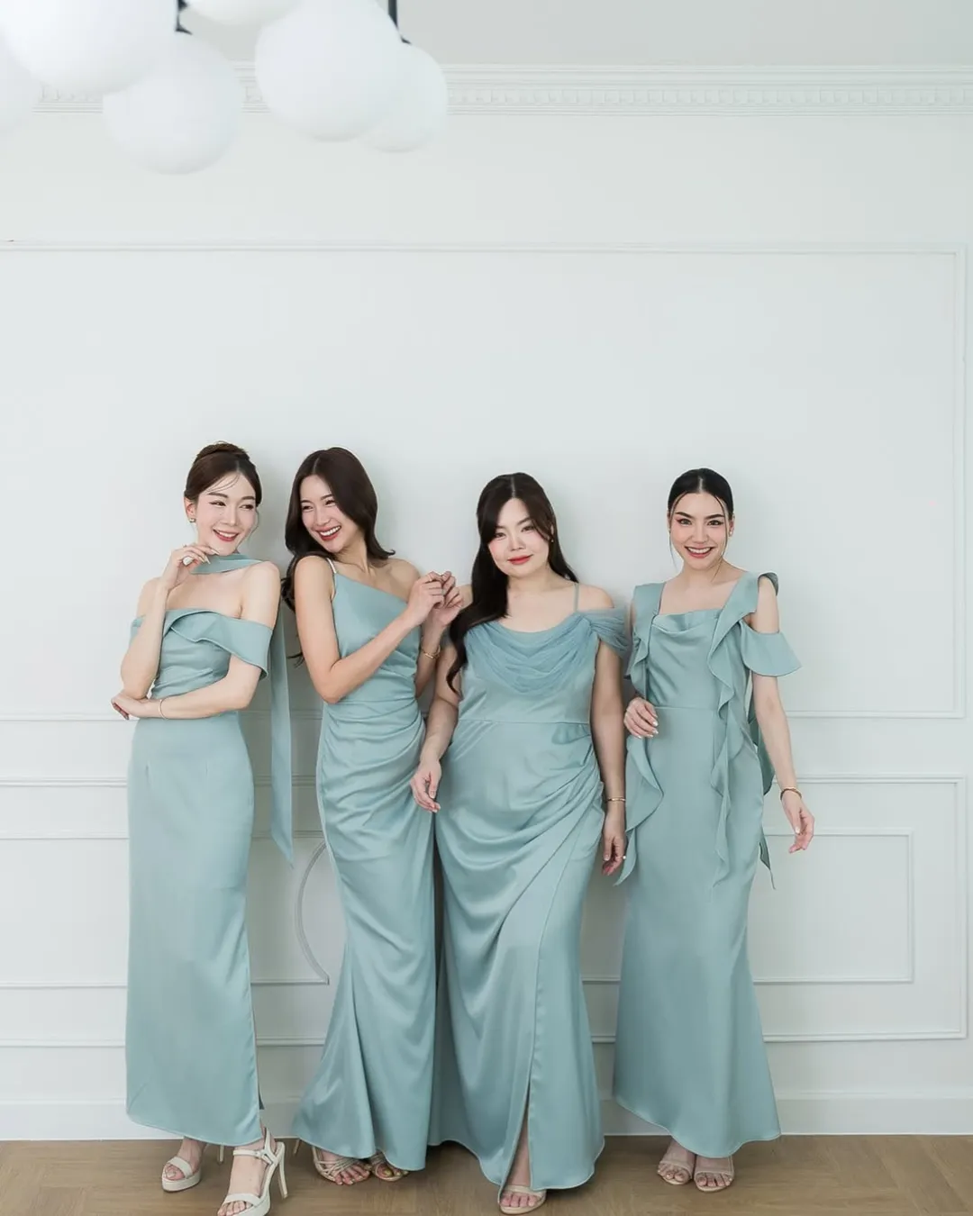 ไอเดีย ชุดเพื่อนเจ้าสาว “เดรสโทนสีฟ้าอมเขียว” ไอเดีย ชุดเพื่อนเจ้าสาว “เดรสโทนสีฟ้าอมเขียว”