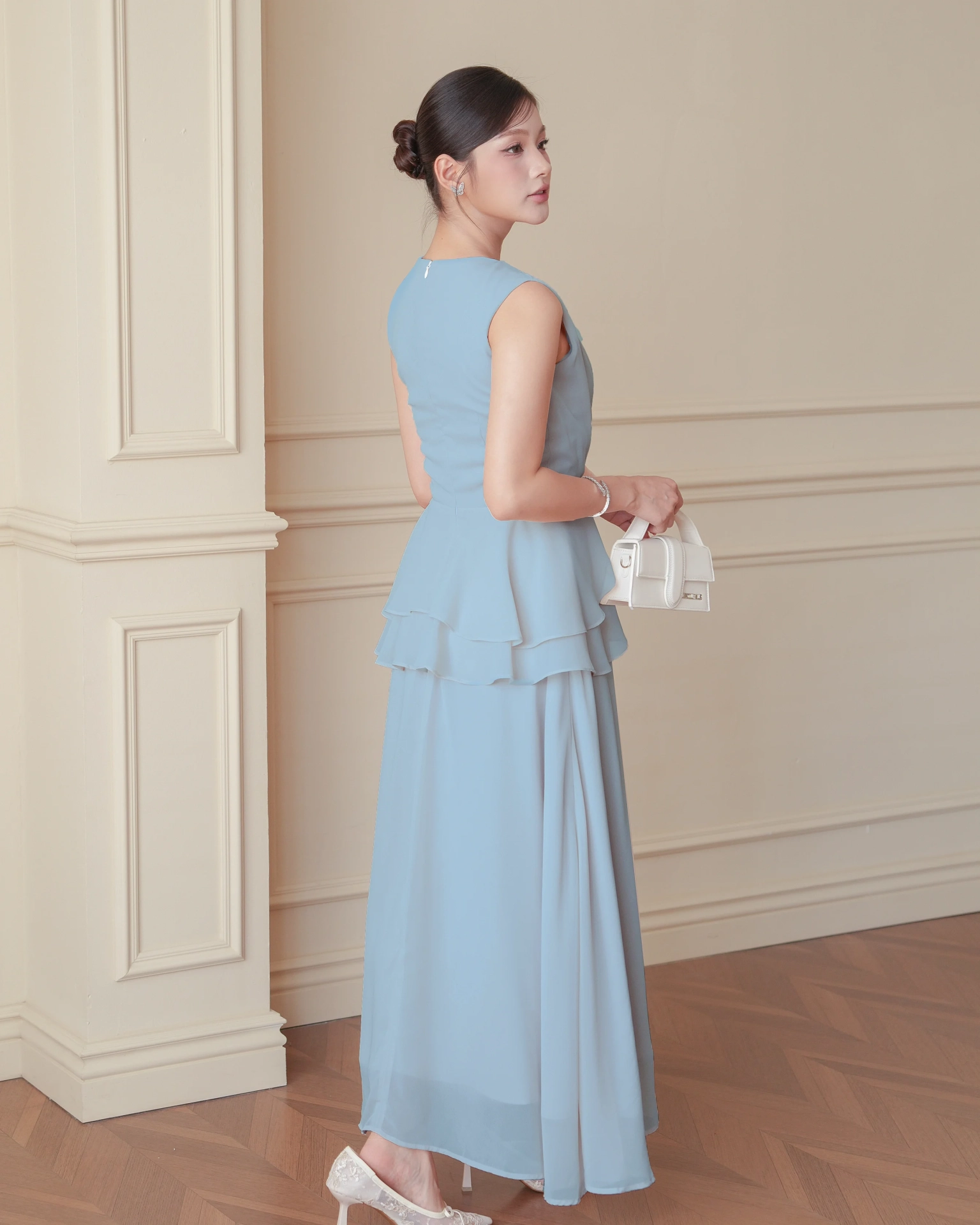 Blue Amily Tiered Dress C102514 (6)