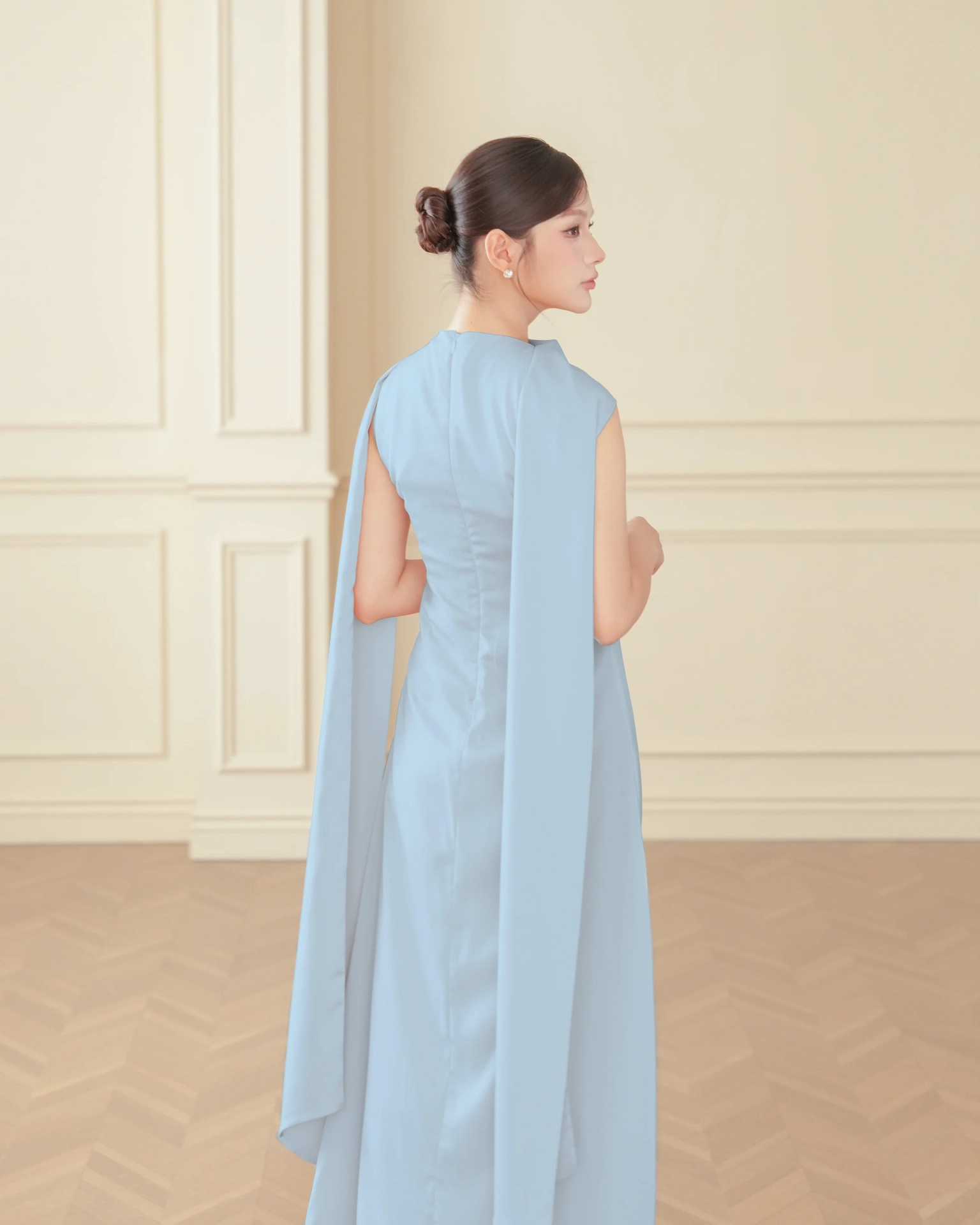 Blue Mira Modest Scarf Dress C102505 (6)