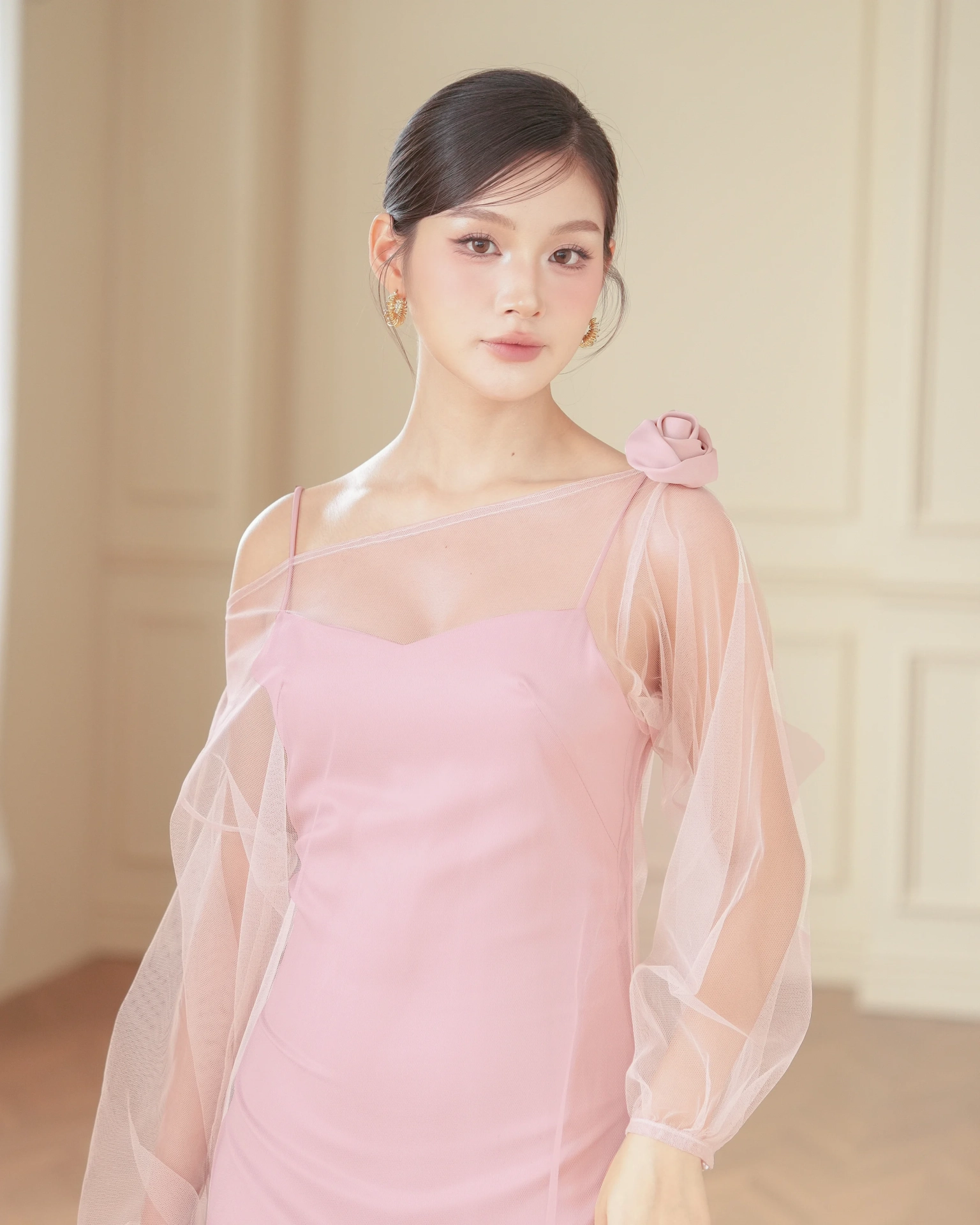ชุดราตรี ชุดเดรสออกงาน สีชมพู | Juliette Cami Dress