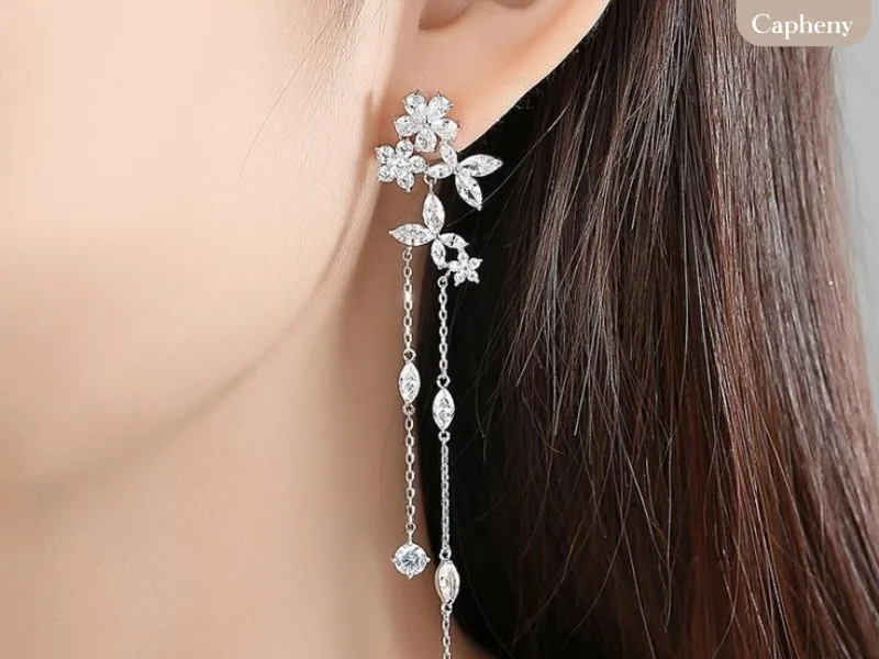 ต่างหูแบบยาว (Drop / Dangle Earrings) ต่างหูแบบยาว (Drop / Dangle Earrings)