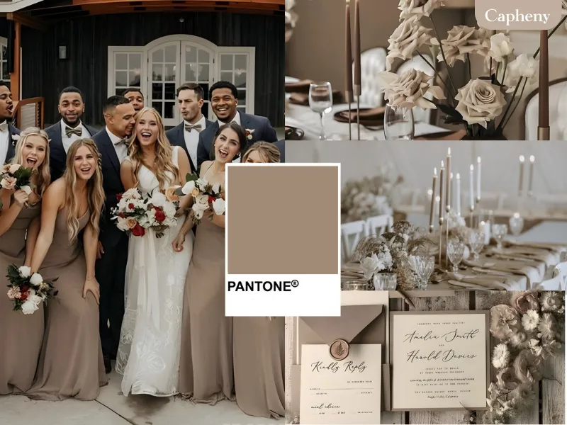 ธีมงานแต่งเอิร์ธโทน สีเบจ (Beige) หรือสีหิน (Stone)
