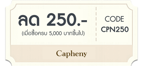 คูปองส่วนลด 250 บาท เมื่อซื้อครบ 5,000 บท