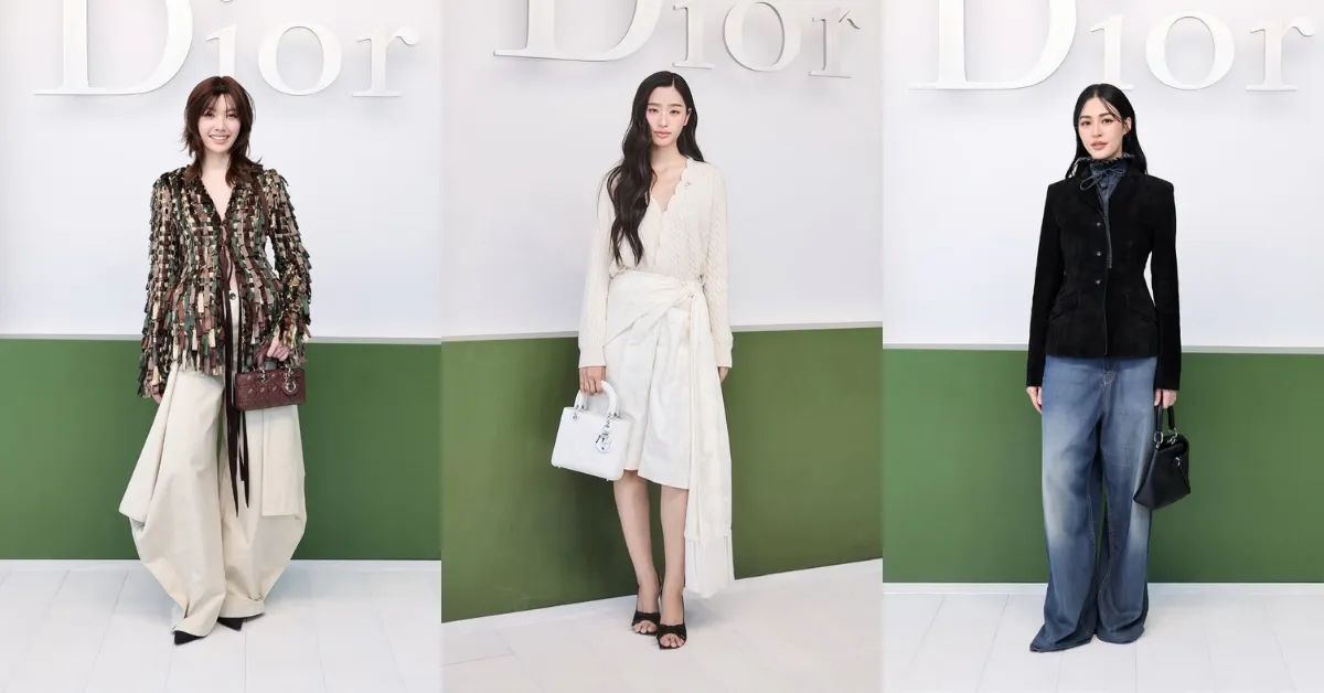 เปิดโมเมนต์ ‘ตู-หลิง-ออม’ 3 แขกคนสำคัญของ Dior เฉิดฉายใน Paris Fashion Week