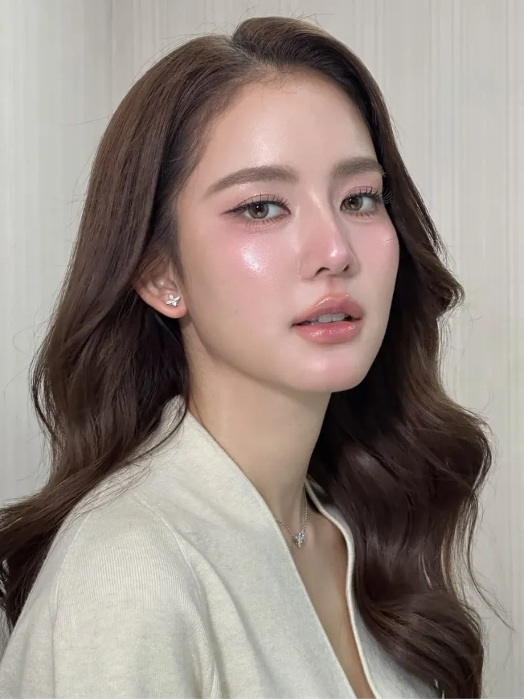 โบว์ เมลดา เดรสซาตินสีทอง ดีไซน์ปาดไหล่