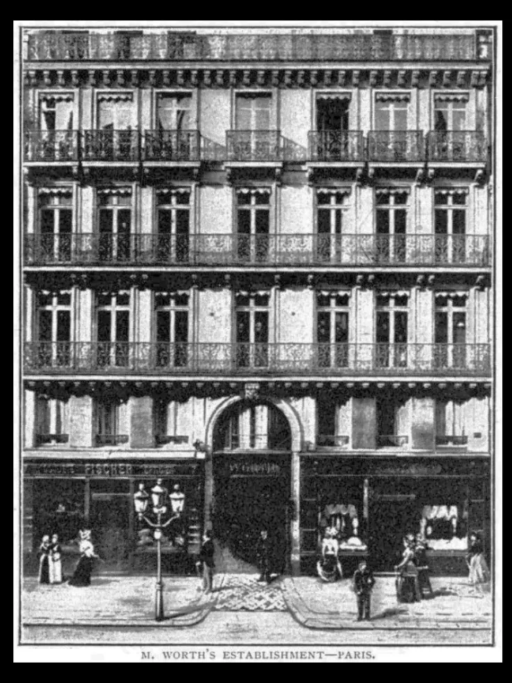 ห้องเสื้อ Maison Worth ที่ตั้งอยู่ ณ เลขที่ 7 ถนนรู เดอ ลา แปซ์ (Rue de la Paix) กรุงปารีส